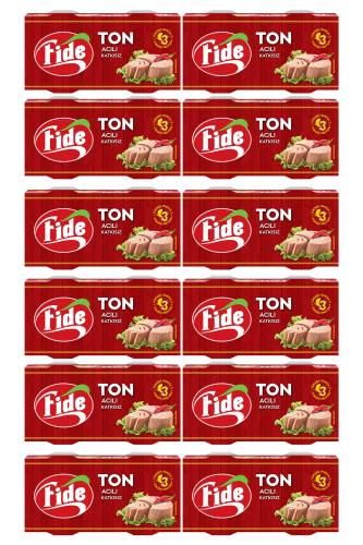 Fide Acılı Ton Balığı 24 X 160 G - Thumbnail