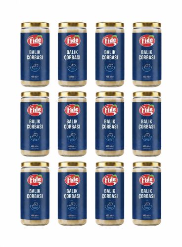 ❗️❗️❗️𝟐 𝐀𝐋 𝟏 𝐎̈𝐃𝐄-𝐊𝐀𝐌𝐏𝐀𝐍𝐘𝐀 𝐔̈𝐑𝐔̈𝐍𝐔̈❗️❗️❗️Fide Balık Çorbası 12 X 480 ML