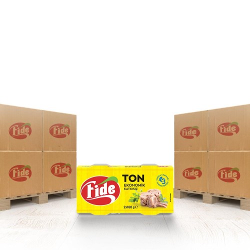 Fide - Fide Ekonomik Ton Balığı 2 x 160 Gr x 2268 Paket