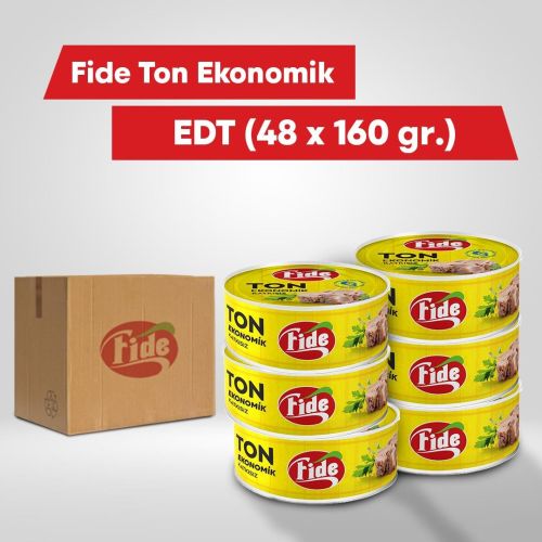 Fide Ekonomik Ton Balığı EDT 160 G (48 Adet)