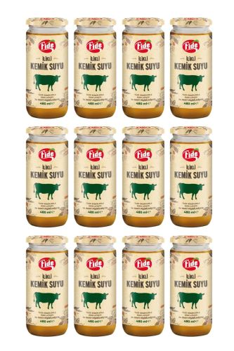 ❗️❗️❗️𝟐 𝐀𝐋 𝟏 𝐎̈𝐃𝐄-𝐊𝐀𝐌𝐏𝐀𝐍𝐘𝐀 𝐔̈𝐑𝐔̈𝐍𝐔̈❗️❗️❗️Fide İlikli Kemik Suyu 12 X 480 ML