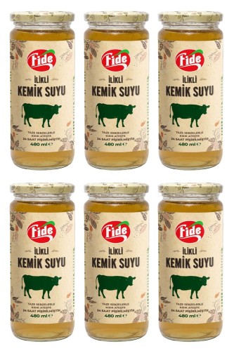 Fide - ❗️❗️❗️𝟐 𝐀𝐋 𝟏 𝐎̈𝐃𝐄-𝐊𝐀𝐌𝐏𝐀𝐍𝐘𝐀 𝐔̈𝐑𝐔̈𝐍𝐔̈❗️❗️❗️Fide İlikli Kemik Suyu 6 X 480 ML
