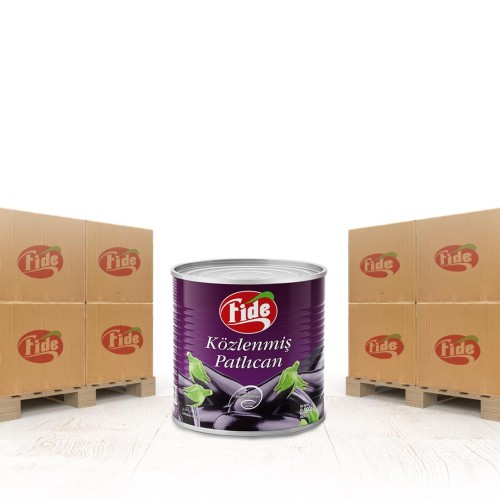 Fide - Fide Közlenmiş Patlıcan 2500 Gr X 330 Adet