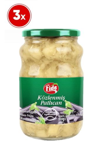 Fide Közlenmiş Patlıcan 3 X 2450 G