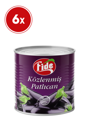 Fide Közlenmiş Patlıcan 6 X 2500 G 