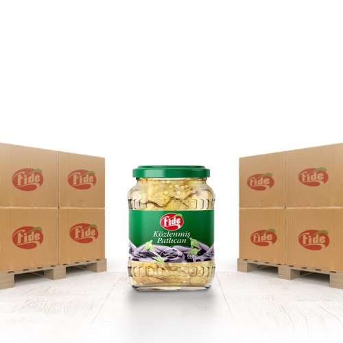 Fide - Fide Közlenmiş Patlıcan 650 G x 960 Adet
