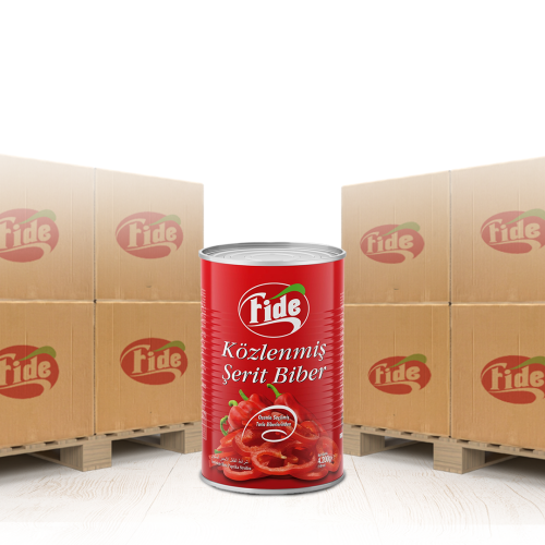 Fide - Fide Közlenmiş Şerit Biber 4200 Gr x 210 Adet