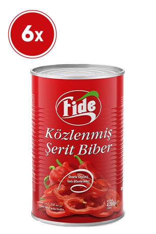 Fide Közlenmiş Şerit Biber 6 X 4200 G