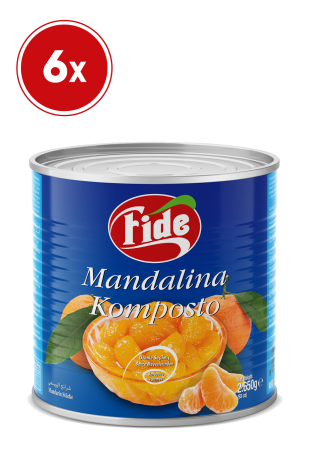 Fide Mandalina Komposto 6 X 2650 gr
