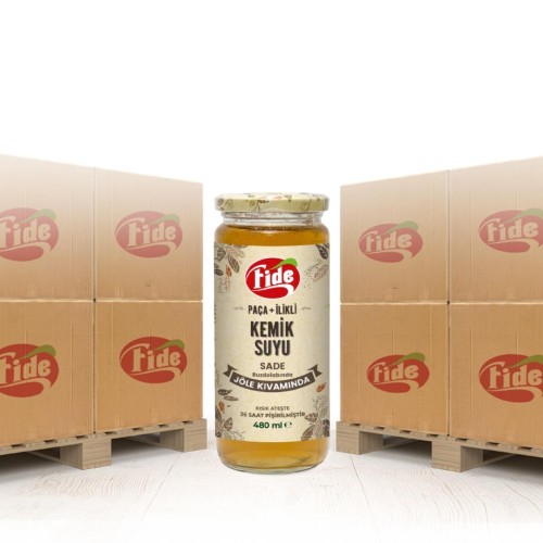 Fide - Fide Paça + İlikli Kemik Suyu Jöle Kıvamında Sade 480 ML X 1404 Adet