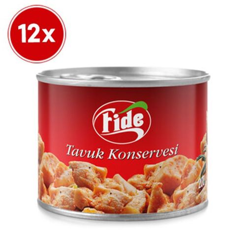 Fide Tavuk Konservesi 12 X 200 Gr