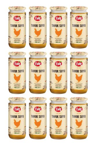 ❗️❗️❗️𝟐 𝐀𝐋 𝟏 𝐎̈𝐃𝐄-𝐊𝐀𝐌𝐏𝐀𝐍𝐘𝐀 𝐔̈𝐑𝐔̈𝐍𝐔̈❗️❗️❗️Fide Tavuk Suyu 12 X 480 ML