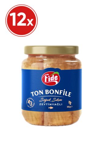 Fide Ton Bonfile Soğuk Sıkım Zeytinyağlı 12 X 185 Gr