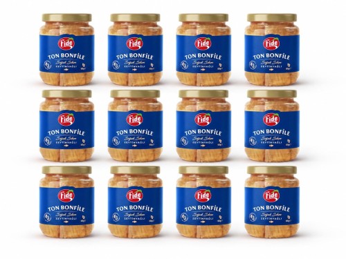 Fide - Fide Ton Bonfile Soğuk Sıkım Zeytinyağlı 12 X 185 G