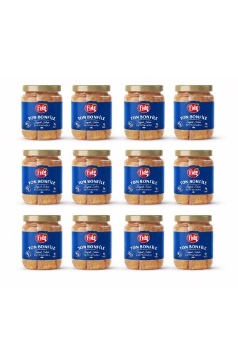 Fide - Fide Ton Bonfile Soğuk Sıkım Zeytinyağlı 12 X 185 G