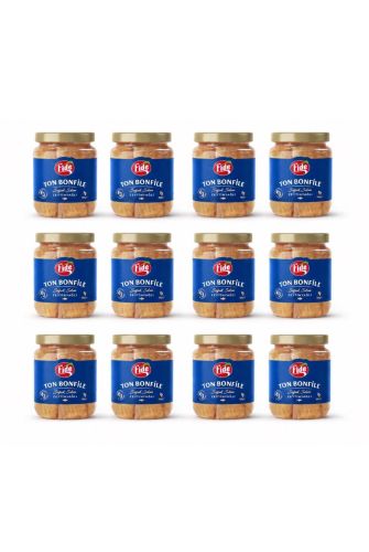 Fide Ton Bonfile Soğuk Sıkım Zeytinyağlı 12 X 185 G