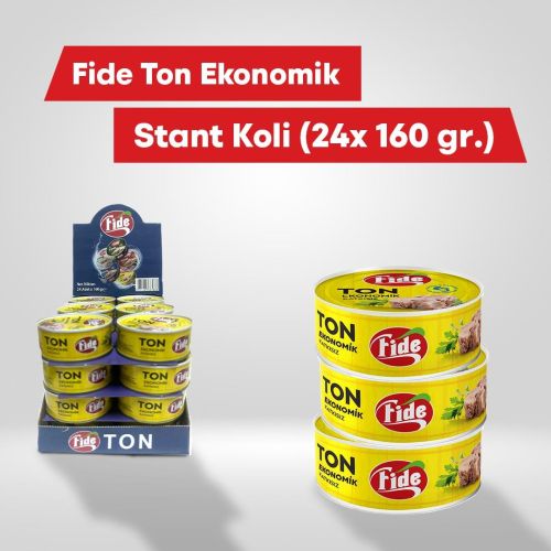 Fide Ekonomik Ton Balığı Stant Koli 24 X 160 G