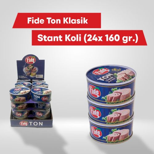 Fide Klasik Ton Balığı Stant Koli 24 X 160 G