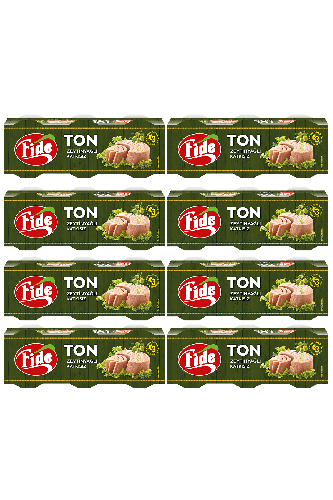 Fide Ton Zeytinyağlı 3 X 80 G 8'li