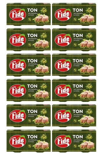 Fide Zeytinyağlı Ton Balığı 24 X 160 G - Thumbnail