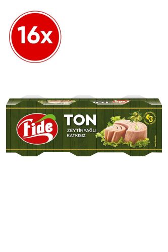 ❗️❗️❗️𝟐 𝐀𝐋 𝟏 𝐎̈𝐃𝐄-𝐊𝐀𝐌𝐏𝐀𝐍𝐘𝐀 𝐔̈𝐑𝐔̈𝐍𝐔̈❗️❗️❗️Fide Ton Zeytinyağlı 3 X 80 G 16'lı